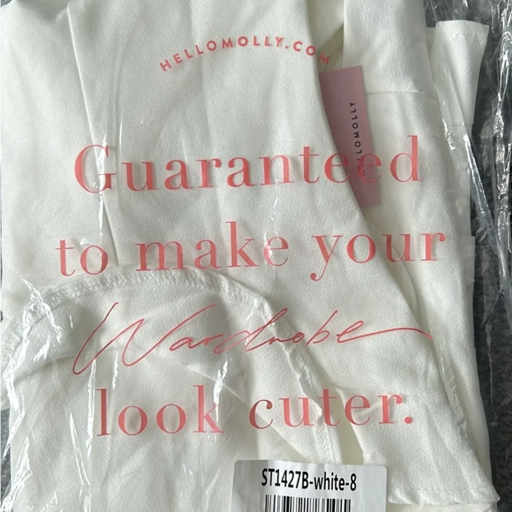 Hello Molly white dress size small - Picture 2 of 2